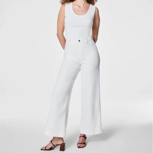 Spanx Cropped Wide Leg Jeans